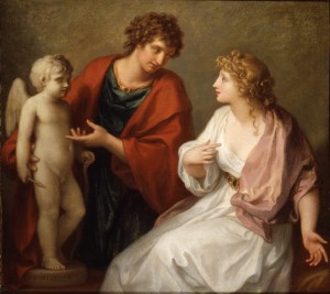 Praxiteles Giving Phryne his Statue of Cupid